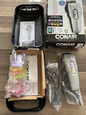 Conair 074108225955 Number Cut 20 Piece Hair Clipper Set Haircutting Kit For Home Used/ad