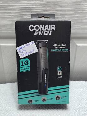 Conair 074108478733 Lithium Ion Battery Powered All In One Hair Trimmer Set 16 Piece