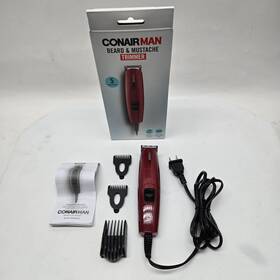 Conair Cmt8ncs Man Beard And Mustache Trimmer Corded/plug-in Stainless Removable Blade
