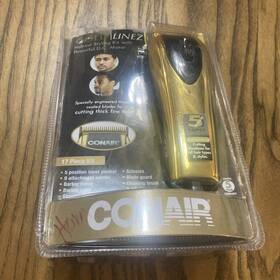 Hc245ecs Conair Gold Linez 17 Piece Haircut Styling Trimming Shaving Kit