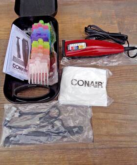 Conair Hc315r Number Cut Color Code Corded Hair Clipper Set