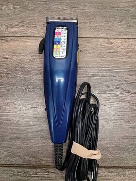 Hc411 Conair Adjustable Electric Hair Clipper Trimmer Blue