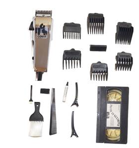Conair Hc414 Haircut Kit Electric Clippers 6 Combs Video Vintage From 1990s