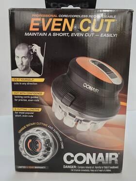 Conair Hc900rn Even Cut Circular Haircut Kit Tested Works
