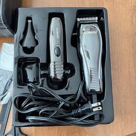 Hct570 Conair Pro-styl Black Chrome Corded Hair Clippers Kit Model