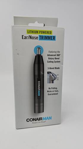 Pg1000l Conair Conairman Lithium-powered Ear And Nose Hair Trimmer Black