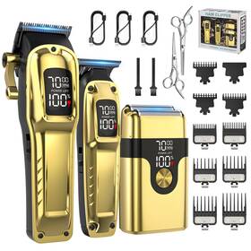 Cshidworld Pcte004go Professional 3-in-1 Hair Clipper Set With Adjustable