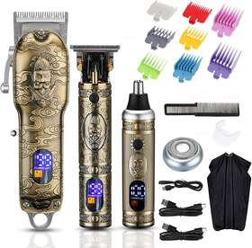 Dumite 313108776716 Hair Clippers For Men Professional Cutting Kit Cordless Barber Clipp