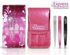 Ebb-tw-pink Express Beauty Boutique Professional Tweezers Quality Stainless Steel Precision 3pcs Set For 746827380986