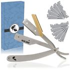 Expsfd001437 Buzzbarber Barber Professional Straight Single Edge Shaving Blade Razor Tool