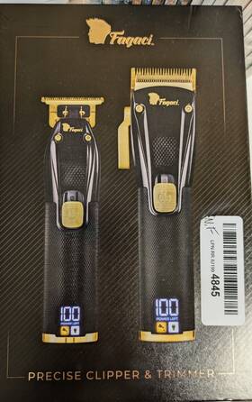 Fagaci 060959660217 Professional Hair Clippers For Men Set Used