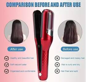Rh-6668 Fasiz Cordless Split End Hair Trimmer Red Color