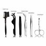 Fcbvv28 Unbranded Professional Makeup Tweezer Set Eyebrow Eyelashes Brush Comb For