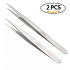 Feita 2pcs Stainless Steel Tweezers 6954504074750