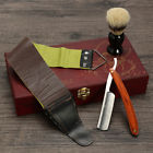 Fuf856954 Men Barber Shaver Kit Cut Straight Razor Shaving Brush Strop