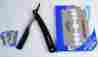 Gab300 Dorco Gabriella 102 Stainless Blades With Barbers Straight Edge Shaving Razor