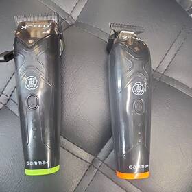 Gamma 810069133942 Xceed In2 Vector Motor Cordless Clipper Trimmer Combo Set Barely Used