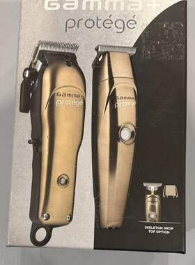 Gamma 850014553784 Protege Cordless Clipper And Trimmer Combo Set Barbers Micro Usb Fade
