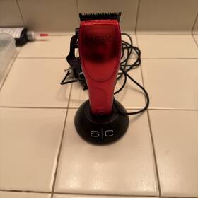 Sc602 Gamma Stylecraft Pro Super Torque Apex Cordless Clipper Red