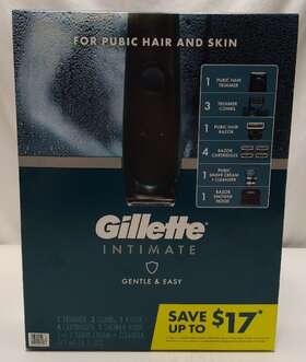 Gillette 047400691773 Intimate Pubic Hair Grooming Kit New
