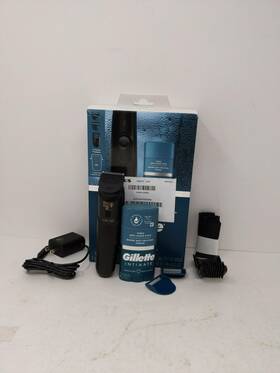 Gillette 047400693838 Intimate Mens Pubic Hair Trimmer Waterproof Cordless Gift Set