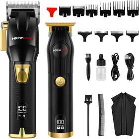 Hiena Pro 445009122163 M Quinas Profesionales Para Cortar Cabello Maquina Cortadora De Pelo Set Men