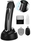 Ht4060-gry-us Kebor Beard Trimmer Kit For Men In Nose Ear Hair