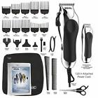 Jifnuzw1um Wahl Chrome Pro Hair Clipper Kit Piece Cordless Trimmer Barber