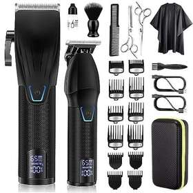 Karrte 770651875813 Professional Hair Clippers And Trimmer Kit For Menbarber Clipper Set C