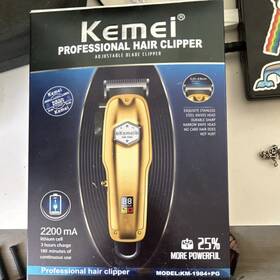Km-1984 Kemei Pg Gold Cord/cordless Rechargeable Hair Clipper Used Km-1984 Kemei Pg Gold Cord/cordless Rechargeable Hair Clipper Used