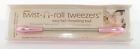 Lindo Twist-n-roll Tweezers Metallic Pink Hair Remover Threading Tool By 858512002025