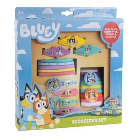 Luv Her 193466055506 Bluey Girls 20 Piece Accessory Set With 3 Barrettes 4 Snap