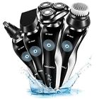 M018-5dtouchshaver-black Miracu New Black In Professional Electric Shaver Mens 604945060572
