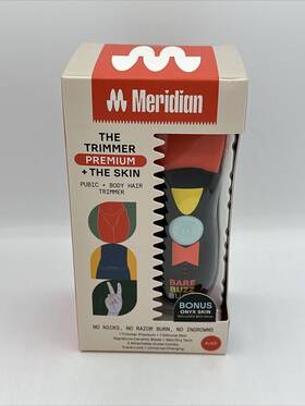 Meridian 810048833917 Premium Trimmer For Men And Women Blaze Color No Onyx Skin Used