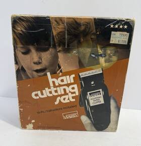 Montgomery Ward 99q040 Adjustable Taper Corded Electric Hair Clipper Set Vintage Wahl