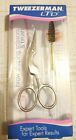 29145-l N-a Tweezerman Brow Scissors Brush