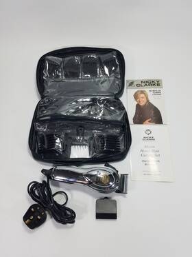Nicky Clarke 108/ncmh Hair Clippers Home Cutting Set With 3 Pin Uk 250v Amp Plug
