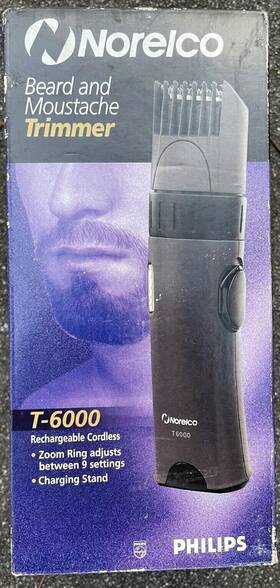 T-6000 Norelco Beard And Moustache Trimmer For Parts Not Working 1999