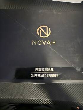 Novah X002x5e2fz Pro Series Matte Black Digital Display Cordless Hair Trimmer And Clipper Kit