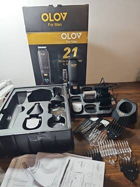 Olov Yh-7280 For Man 21 All-in-one Electric Trimmer Groom Kit Model Rechargeable