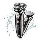 On6f699s49 Hatteker Mens Electric Shaver Razor Beard Trimmer Rotary Cordless New