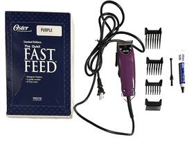 Oster 034264489653 Quiet Fast Feed Limited Ed Hair Adjustable Pro Clipper Purple Original Box