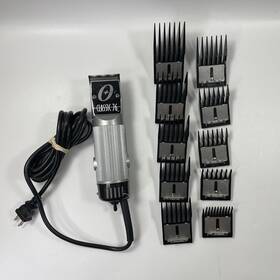 076076-076 Oster Classic 76 Limited Edition Professional Hair Clipper Silver 10 Combs