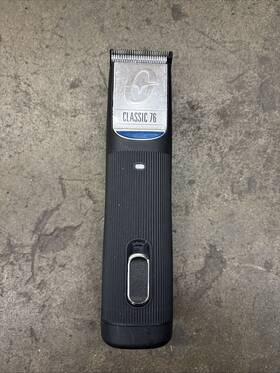 076076-270 Oster Classic 76 Hair Clipper Professional Pro Salon Brushed Aluminum Used