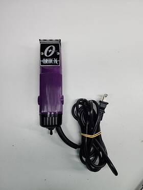 Oster 076076-520 Classic 76 Hair Clipper Professional Pro Salon Purple Used