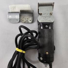 329895 Oster Vintage Model 10 Progienic Heavy Duty Electric Hair Clippers 3 Attachments