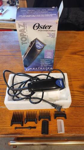 76023310001 Oster Topaz Clipper With Adjustable Cryonyx Blade System