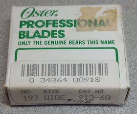 76913606 Oster Accessory Blade Set For Model 163 And 197 Trimmers 1/125 Inch 0.2 Mm