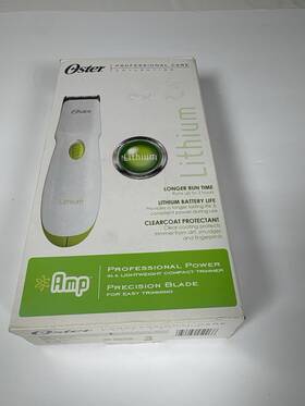 Oster 78996 Lithium Professional Care Trimmer Tested Working With Box And Manual