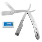 Oz-r01 Ozzar Straight Edge Steel Razor Folding Shaving Handle Barber Beard